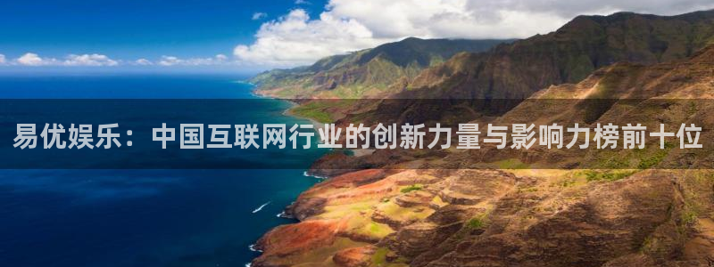 k8凯发体育3：易优娱乐：中国互联网行业的创新力量与影响力榜前十位
